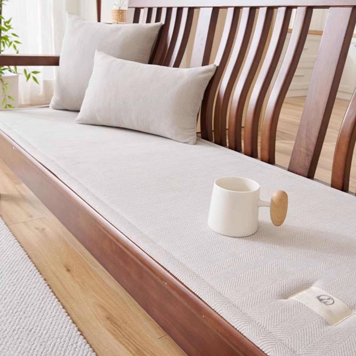 ラタンチェア 丸型 1人掛けソファ ベージュ ニトリ 1人掛けソファ(PD02